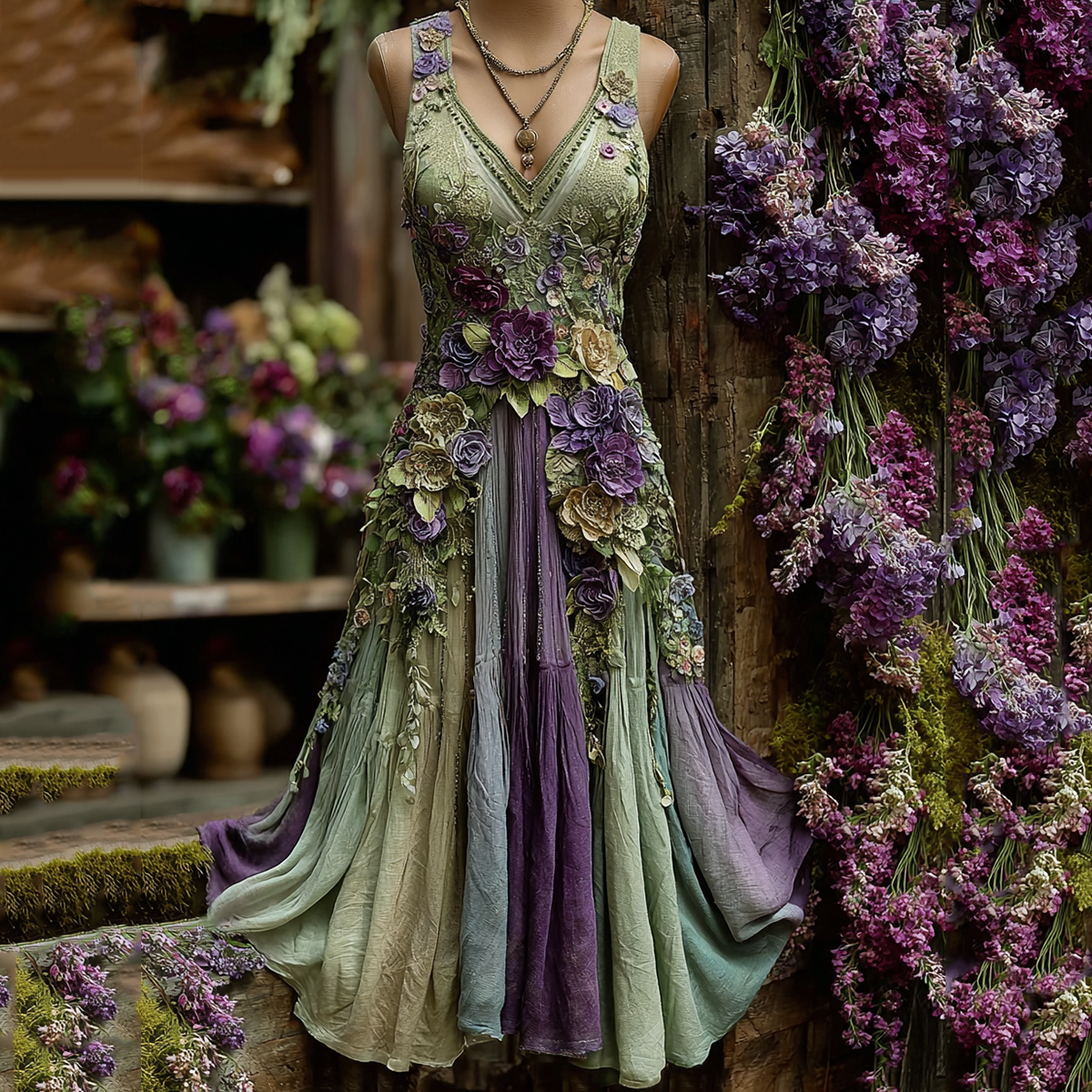 Purple green