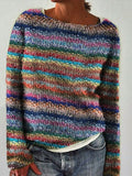 Women's Retro Ethnic Style Iceland Knit Jacquard Sweater elevenforest