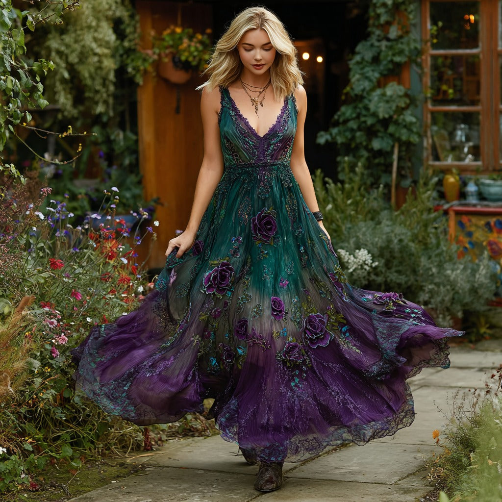 Purple green