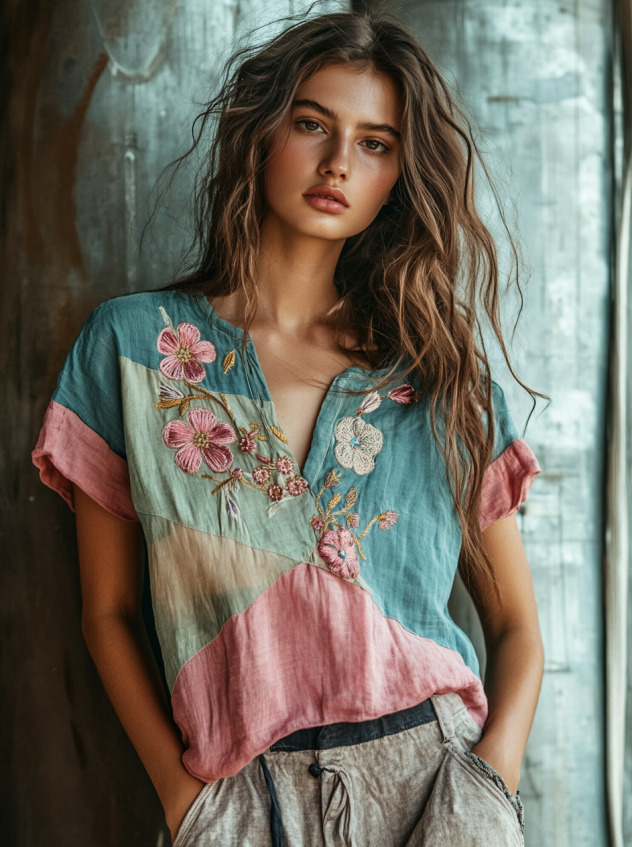 Timeless Vintage Style Top