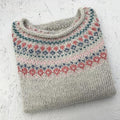 Vintage Floral Pattern Round Neck Comfy Sweater elevenforest