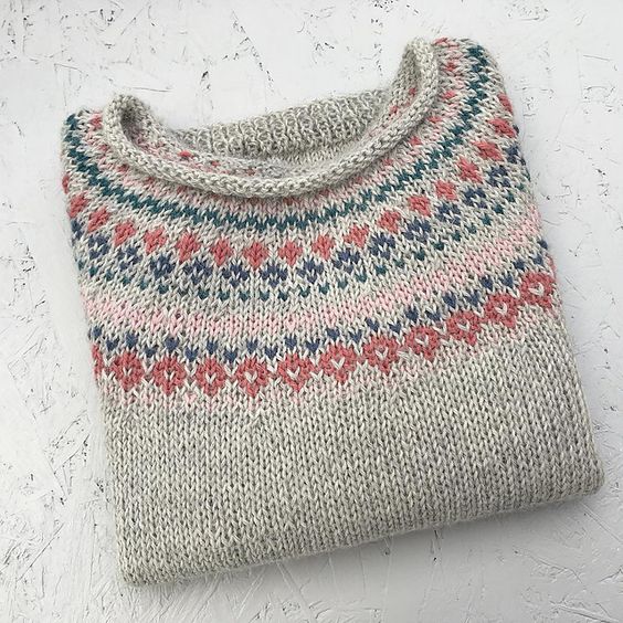 Vintage Floral Pattern Round Neck Comfy Sweater elevenforest