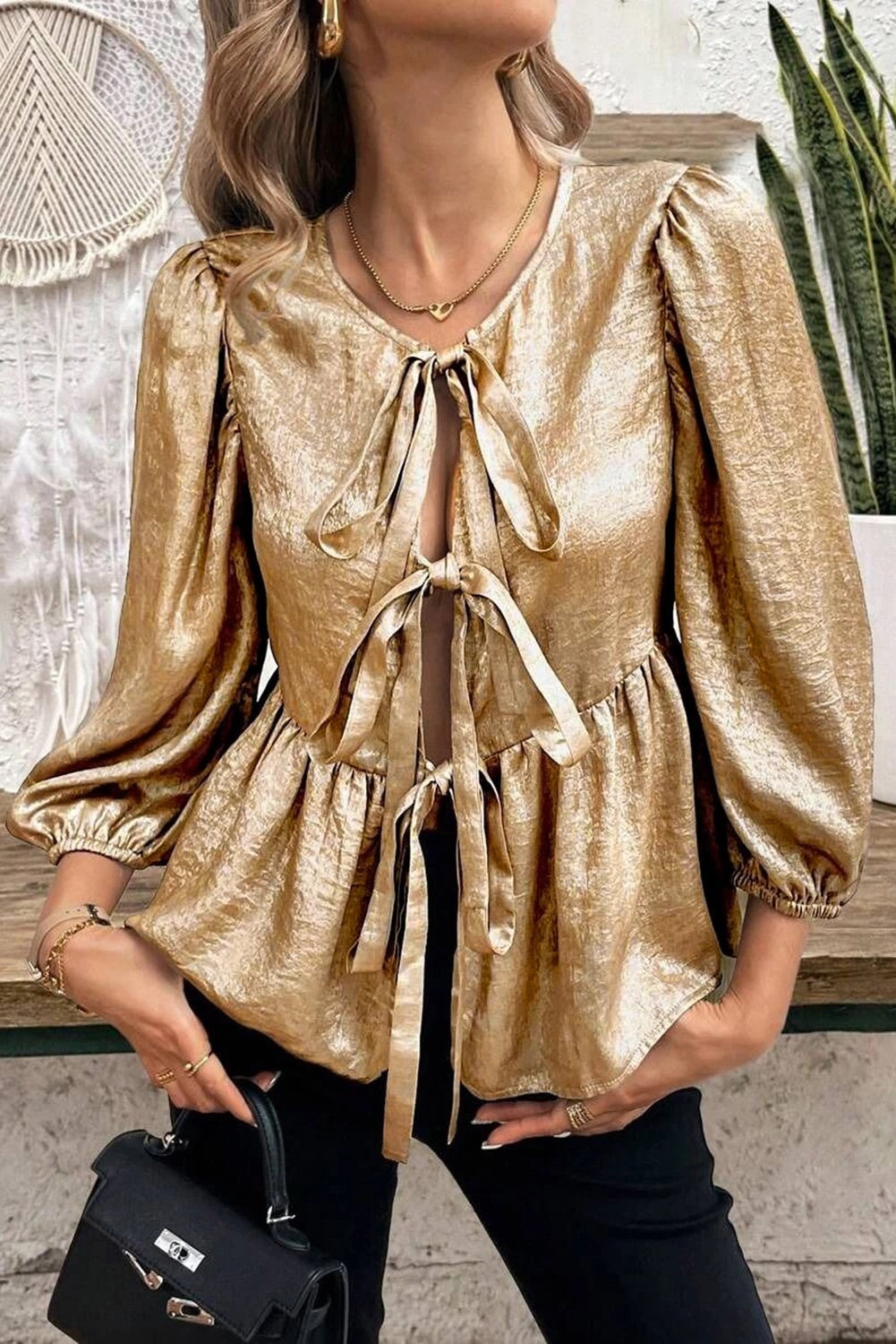Classic Vintage Blouse with a Flattering Fit