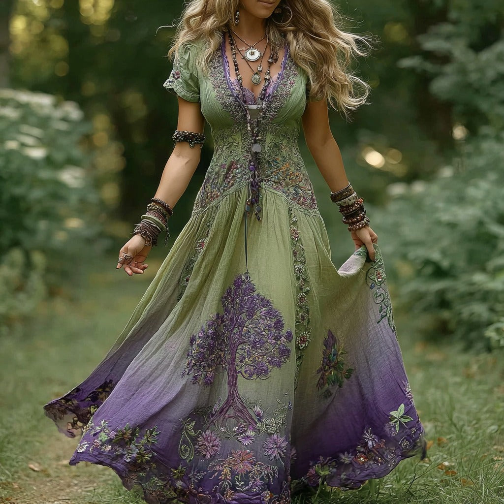 Purple green