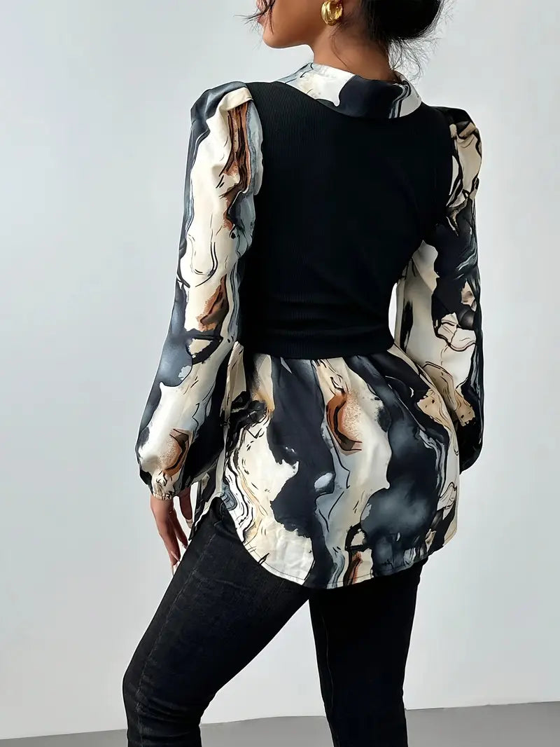 Classic Vintage Blouse with a Flattering Fit