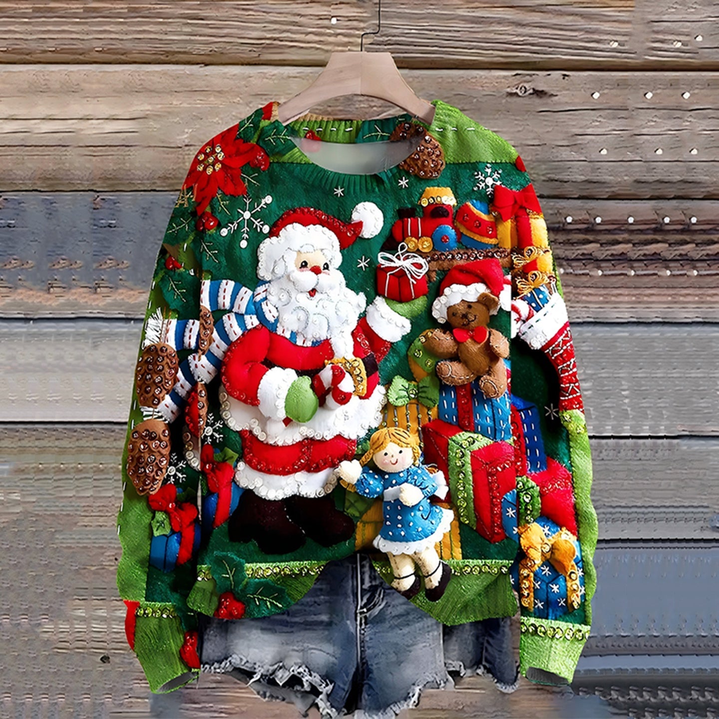 Comstylish Uniquely designed ugly Christmas sweaters