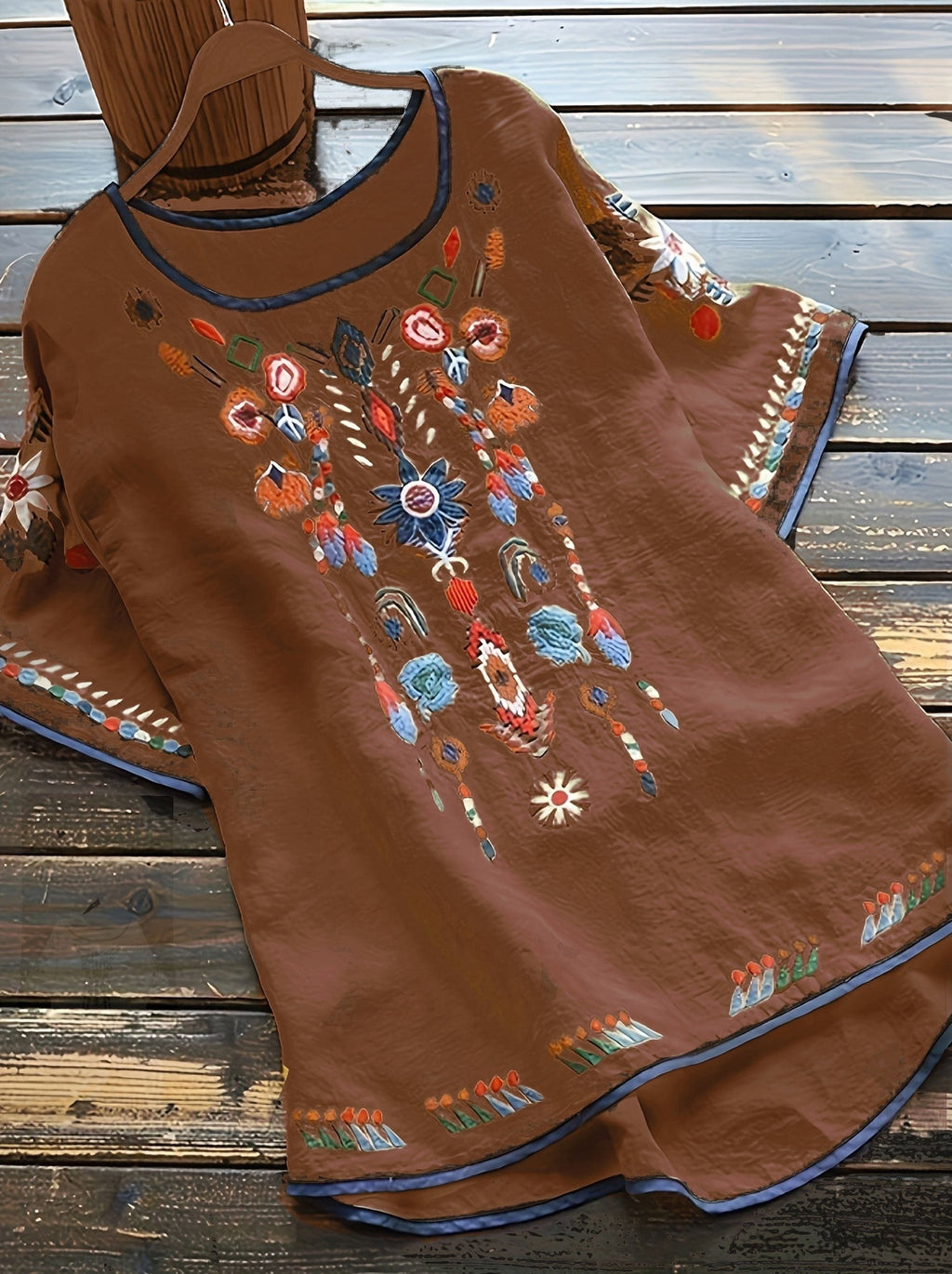 Classic Vintage Blouse with a Flattering Fit