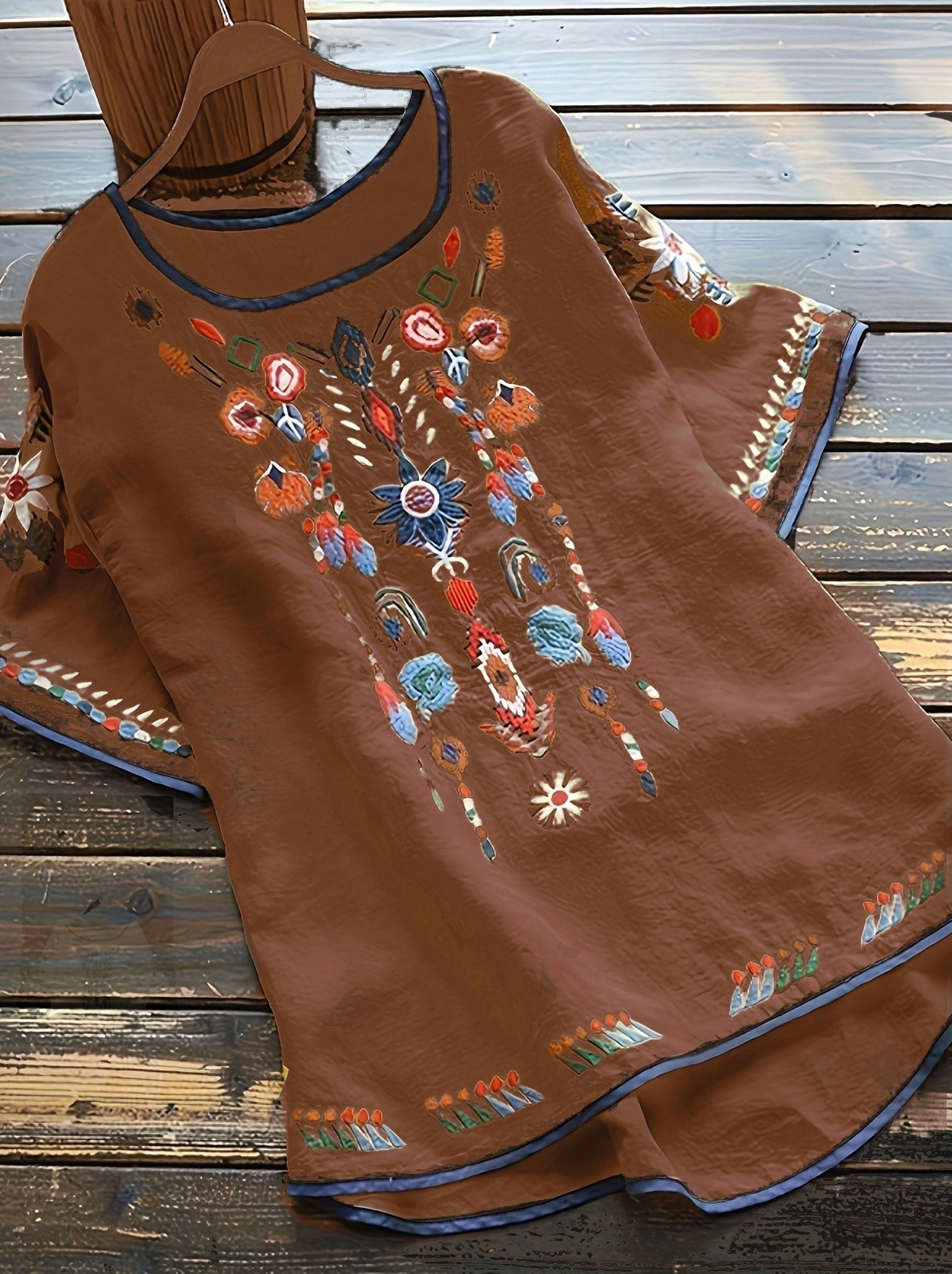 Classic Vintage Blouse with a Flattering Fit