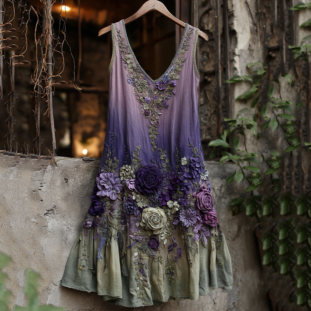 Purple green