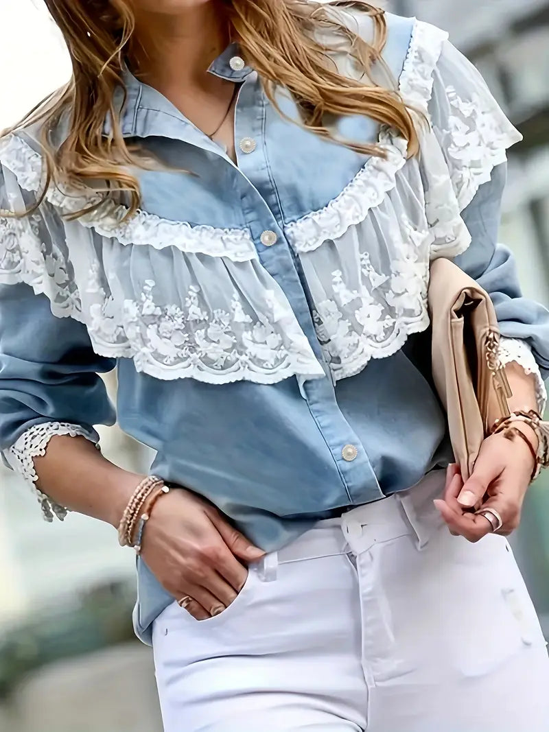A Vintage Style Blouse with Delicate Timeless Details