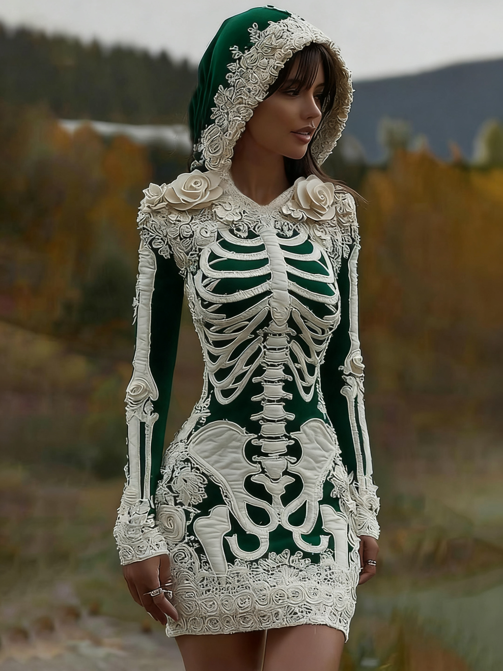 White green