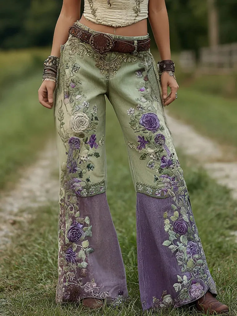 Purple green