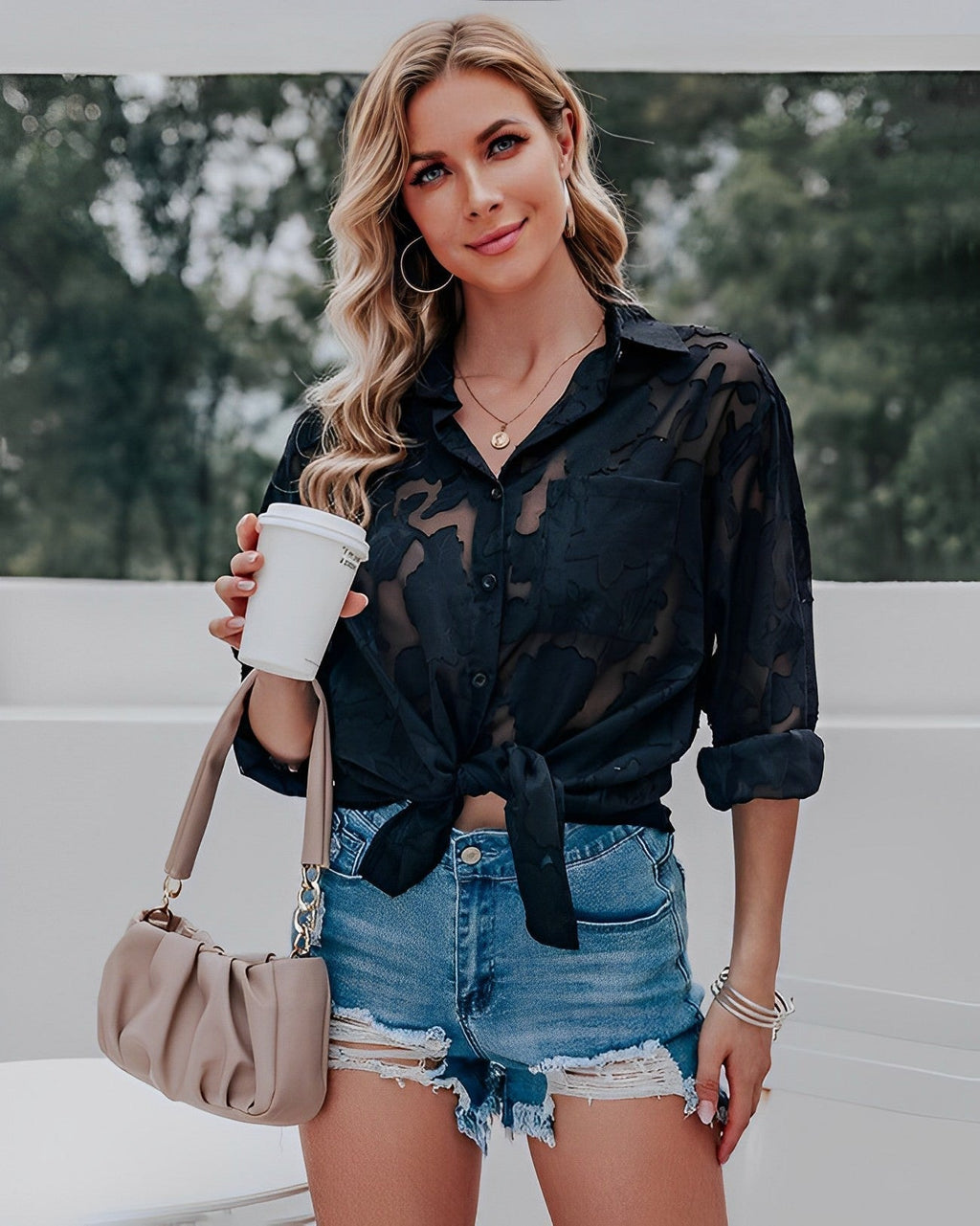Beautifully Finished Blouse in a Timeless Design