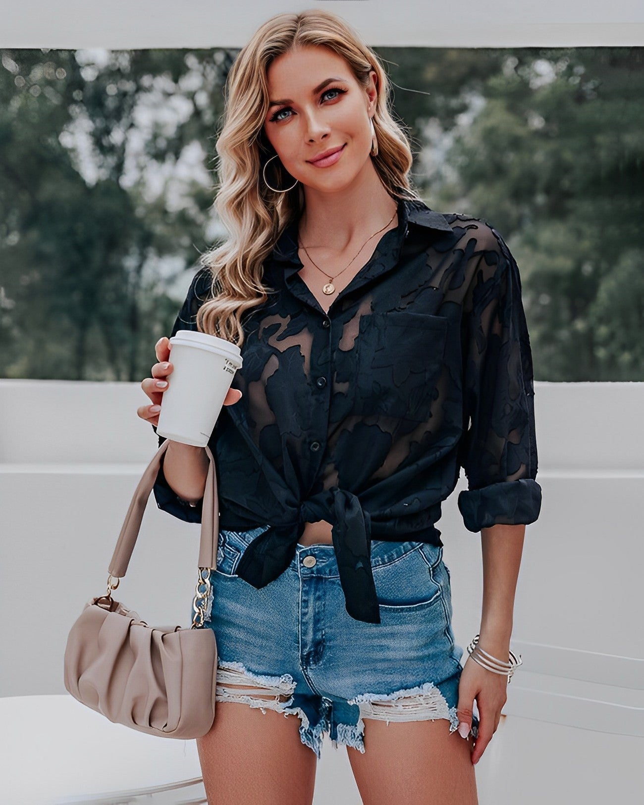 Beautifully Finished Blouse in a Timeless Design