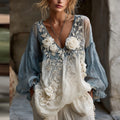 Blue white
