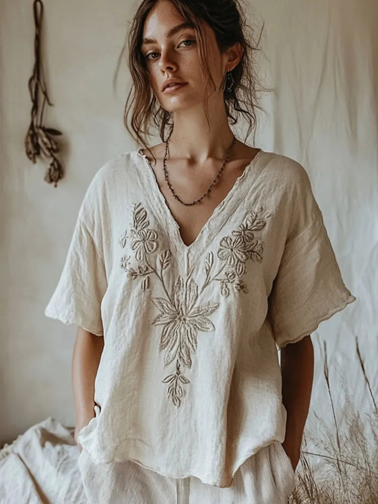 Timeless Vintage Style Top