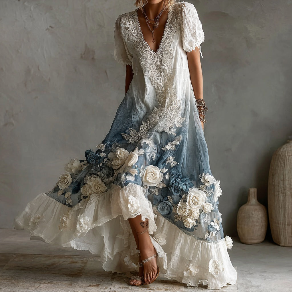 Blue white