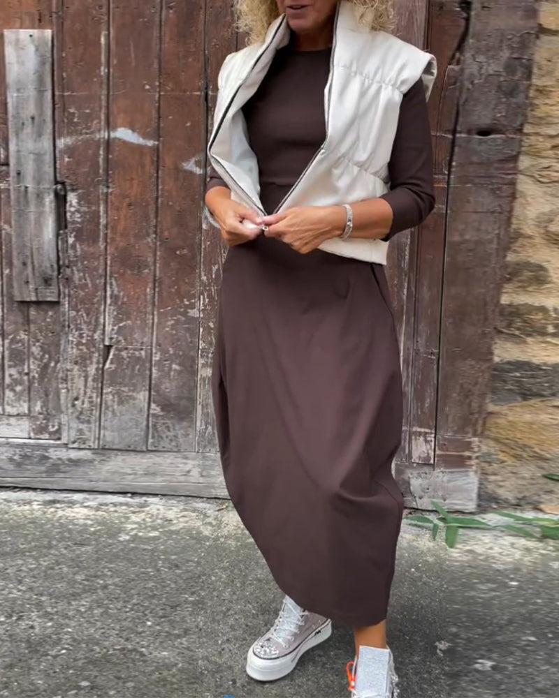A Vintage Style Dress with Delicate Timeless Details
