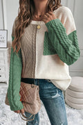 Matilde® | Color block knit sweater for women
