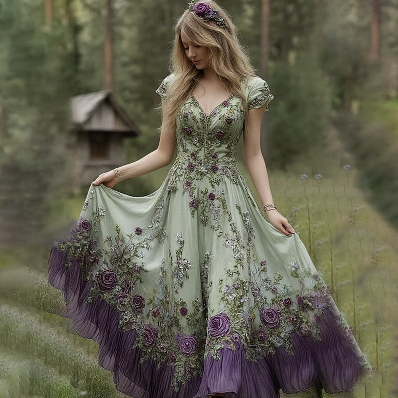 Purple green