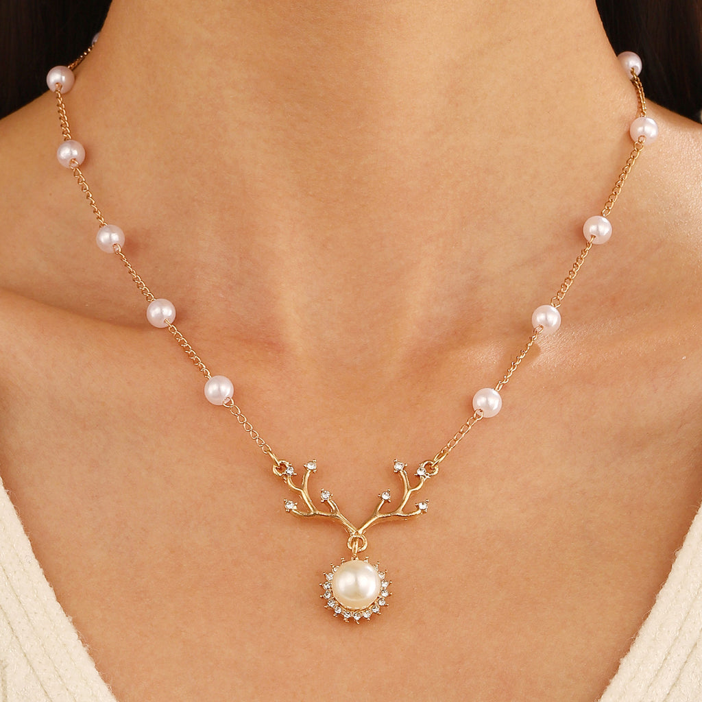 Delicate Artisan Pearl Necklace