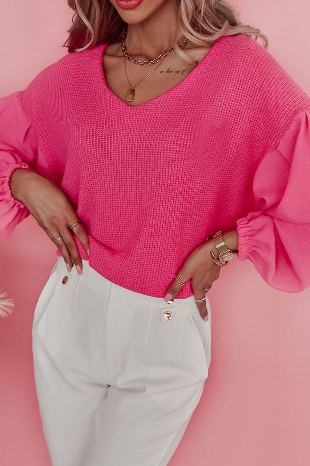 Well Tailored Blouse with a Graceful Silhouette