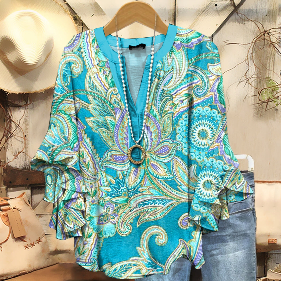 Timeless Vintage Style Top