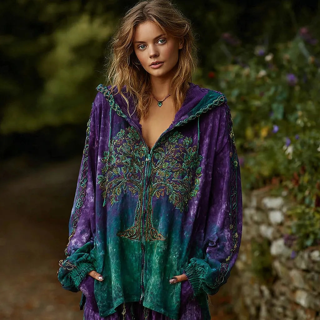 Purple green