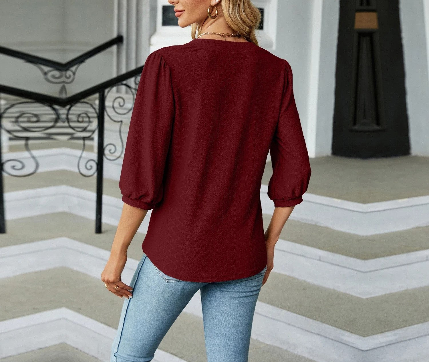 Classic Vintage Blouse with a Flattering Fit
