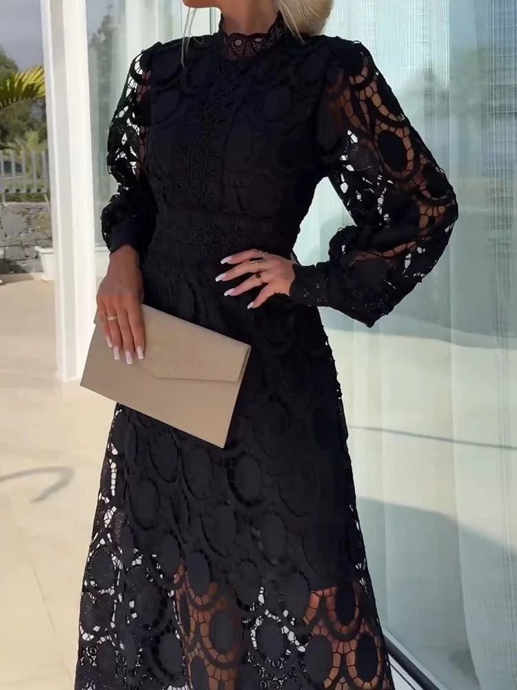 A Vintage Style Dress with Delicate Timeless Details