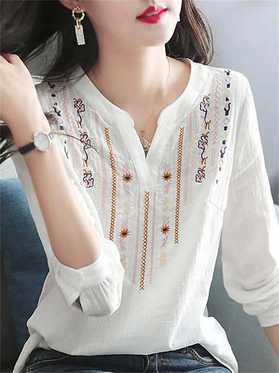 A Vintage Style Blouse with Delicate Timeless Details