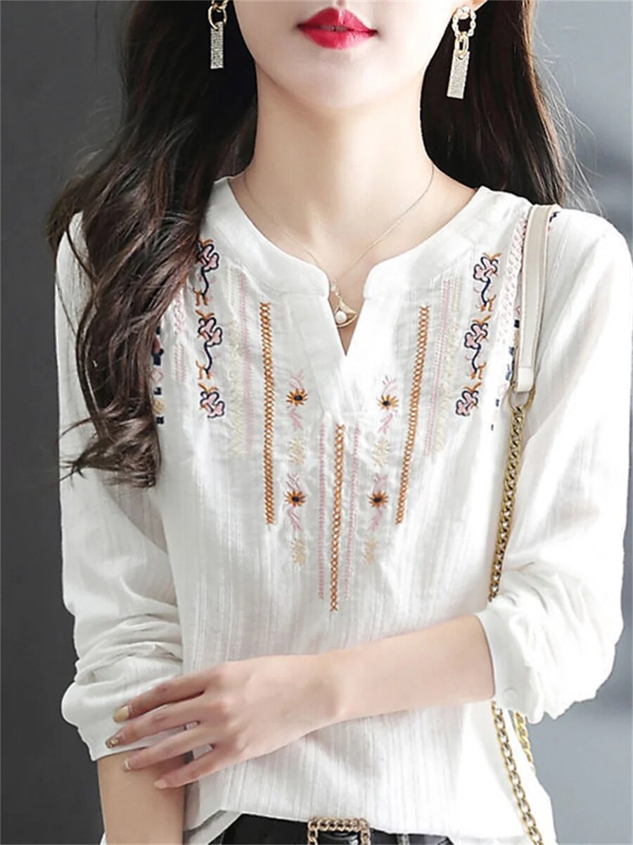 A Vintage Style Blouse with Delicate Timeless Details