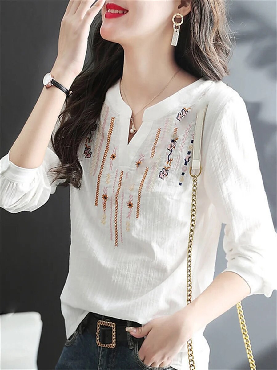 A Vintage Style Blouse with Delicate Timeless Details