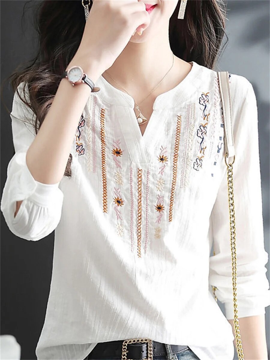 A Vintage Style Blouse with Delicate Timeless Details