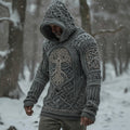 Men's Viking Tree Of Life Celtic Cozy Hooded Sweater artswardrobe