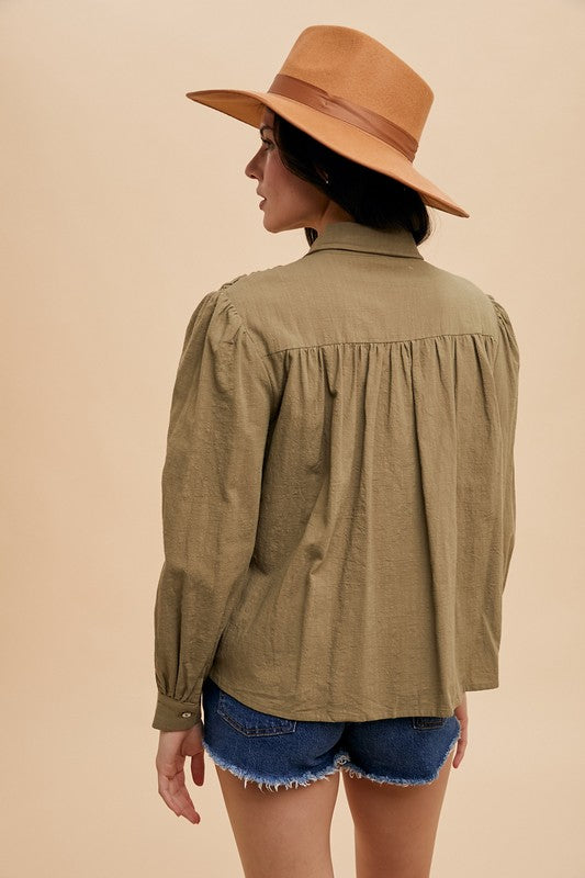 Gracefully Styled Blouse for Any Occasion