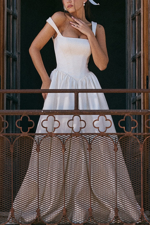 A Vintage Style Dress with Delicate Timeless Details