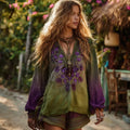 Purple green