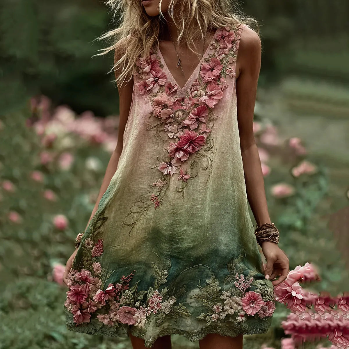 Green pink