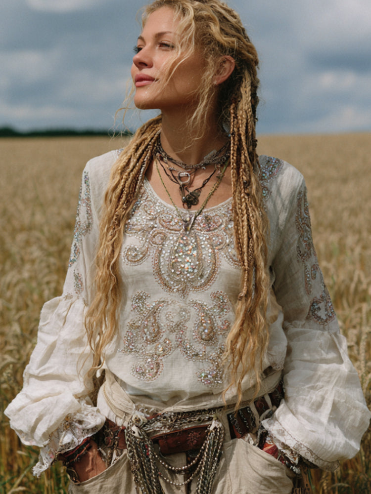Timeless Vintage Style Top