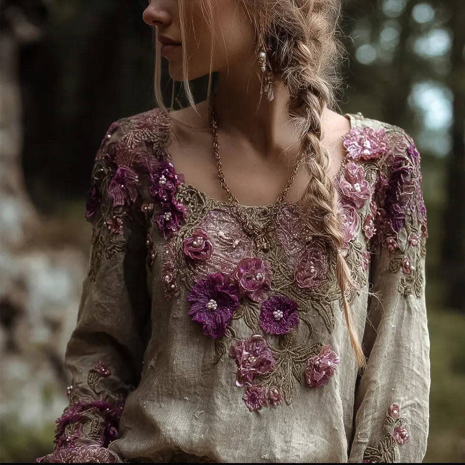 Timeless Vintage Style Top