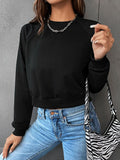 Sierra® | Cozy Crew Neck Cropped Sweater