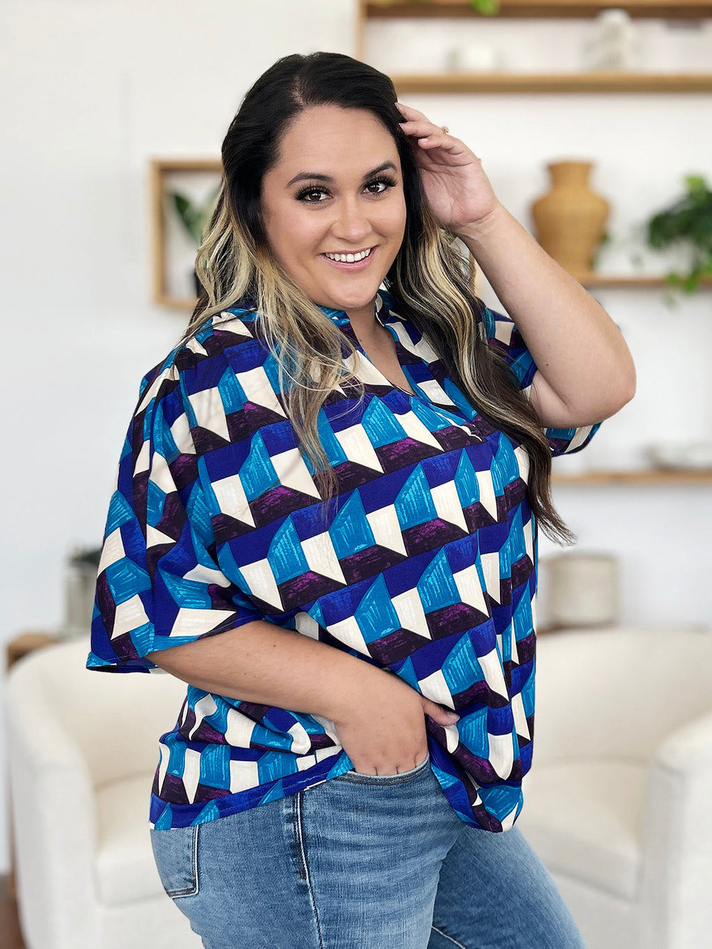 Vintage Inspired Blouse with a Contemporary Edge