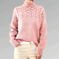 Ella® | Knitted sweater with cable pattern