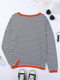 Cassandra® | Stylish sweater with oversized stripes