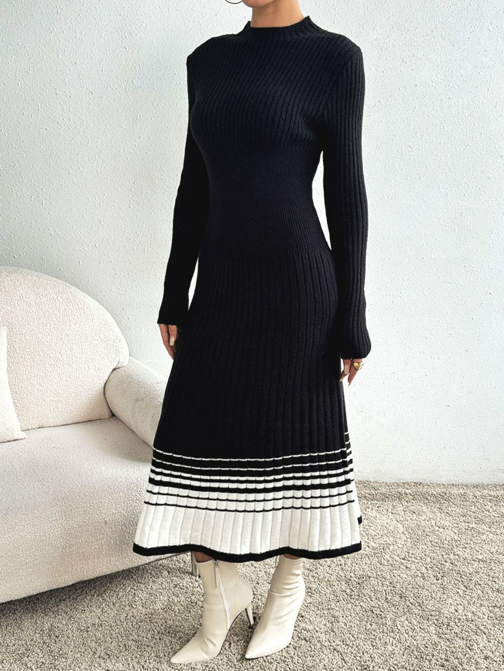 A Vintage Style Sweater with Delicate Timeless Details