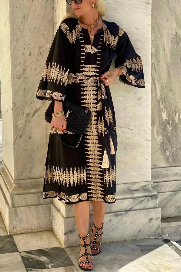 A Vintage Style Dress with Delicate Timeless Details