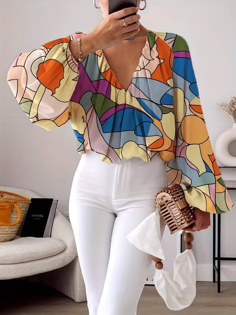 Gracefully Styled Blouse for Any Occasion
