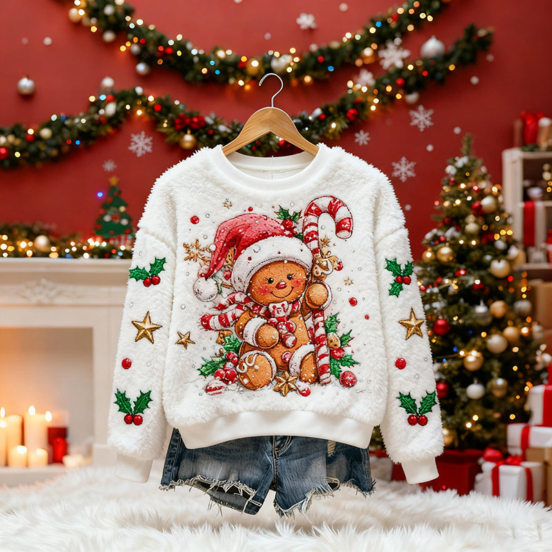 Women's Comfortable Plush Sweater For Christmas