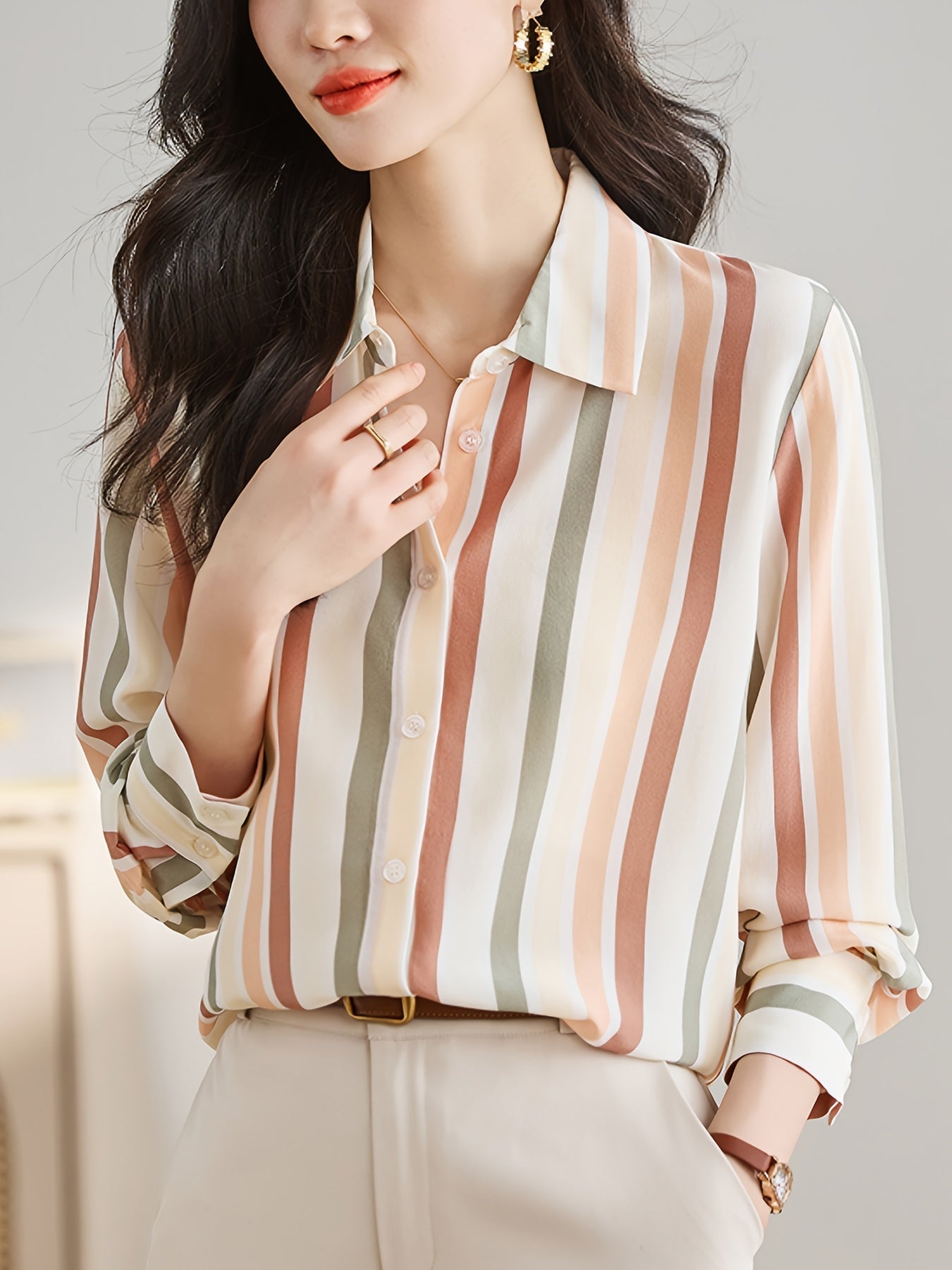 Beautifully Finished Blouse in a Timeless Design